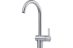 Atlas Neo - Eéngreepsmengkraan met zwenkbare uitloop / Side lever / RVS