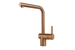 Atlas Neo - Eéngreepsmengkraan met zwenkbare uitloop / Side lever / Koper