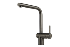 Atlas Neo - Eéngreepsmengkraan met zwenkbare uitloop / Side lever / Antraciet