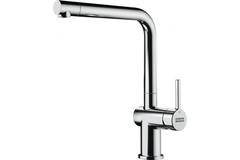 Active Window - Vensterkraan L met zwenkbare uitloop / Side lever / Chroom