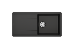 MARIS - Inbouwspoeltafel / 1000 x 500 mm / Automatische lediging / Antraciet