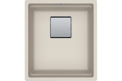 Kubus 2.0 - Onderbouwspoelbak / 370 x 420 mm / Koffie Room