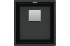 Kubus 2.0 - Onderbouwspoelbak / 370 x 420  mm/ Onyx