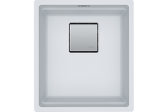 Kubus 2.0 - Onderbouwspoelbak / 370 x 420  mm/ Metaal wit