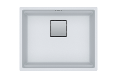Kubus 2.0 - Onderbouwspoelbak / 520 x 420  mm/ Metaal wit