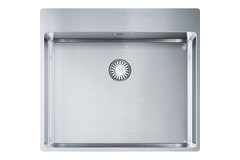 Box - Vlakbouw- , SlimTopspoelbak / 570 x 510  mm/ Glad