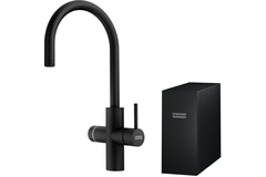 Mythos Water Hub 6 in 1 - Zwenkbare kraan / Zijhendel / Zwart Mat