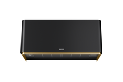 MYTHOS MASTERPIECE - Wanddampkap Zwart mat / Goud, 800 mm