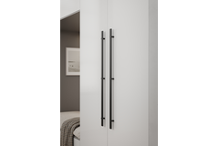 Greep REEV BA640 L760 Aluminium Mat zwart
