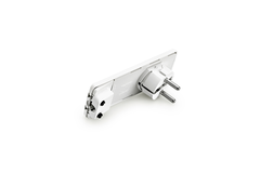 Evoline extra platte plug wit 250v/16a