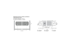 Traploos in de breedte verstelbaar hangmapregisterframe Systema Top 2000, 
 534 - 706, Aluminiumkleurig