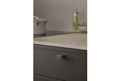 T-knop SEGMENT l40 walnoot + geborsteld goud