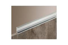 Greeplijst Seveso, L 2400 mm, B 19 mm, H 38 mm, Aluminium geëloxeerd