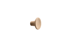 Knop TUBA Ø28 19mm eik ongelakt