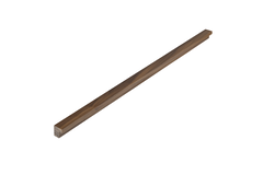 Profielgreep L ba480 walnoot