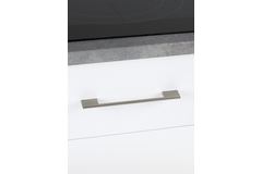 Greep DINO BA160-192 L221 zamak mat wit