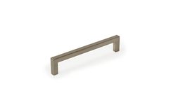 Greep U BA128 L136.5 zamak geborsteld nikkel