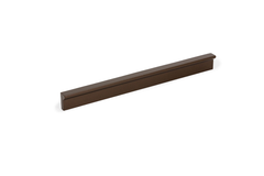 Greep ANGLE BA128-160 L200 aluminium metallic bruin