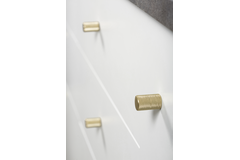 Knop GRAF Ø17.5 aluminium rvs-look