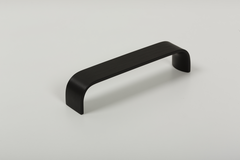 Greep SENSE BA128 L135 aluminium geborsteld zwart