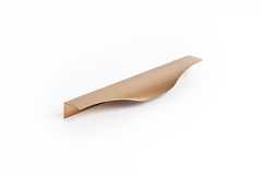 Greep NOMA BA128 L200 aluminium geborsteld messing cava
