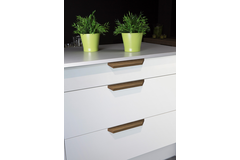 Greep BARCCO BA160 L200 hout walnoot