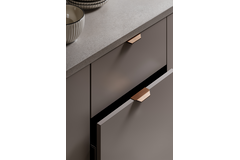Greep VANN BA64 L100 aluminium rvs-look