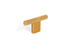 T-knop GRAF MINI L60 aluminium geborsteld messing