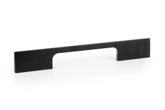 Greep PEAK BA192-160 L250 aluminium geborsteld zwart