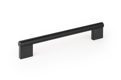 Greep GRAF BIG BA192 L224 aluminium geborsteld zwart