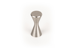Knop DIABOLO Ø13.5 aluminium rvs-look