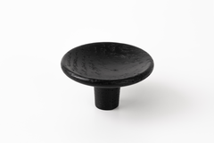 Knop DISC Ø38 hout zwart hout