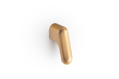 Knop LUV L51.2 zamak geborsteld messing cava