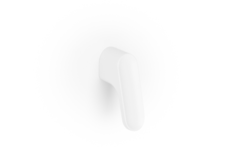 Knop LUV L51.2 zamak mat wit