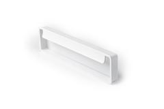 Komgreep FOLD BA128 L174 zamak mat wit