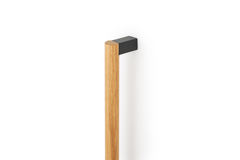 Greep ETO BA992-496 L1006.6 hout / aluminium zwart / eik