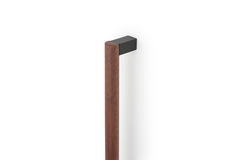 Greep ETO BA992-496 L1006.6 hout / aluminium zwart / walnoot