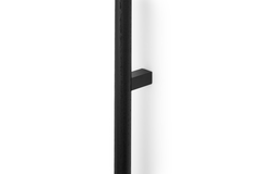 Greep ETO BA992-496 L1006.6 hout / aluminium zwart / zwart hout