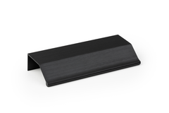 Greep WING BA64 L100 aluminium geborsteld zwart