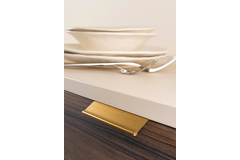 Greep WING BA64 L100 aluminium antiek brons