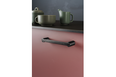 Greep FUSION BA160 L180 zamak mat zwart