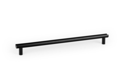 Greep MOON BA320 L353 aluminium geborsteld zwart