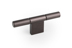 Greep POINT L110 aluminium titanium zwart
