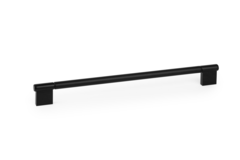 Greep POINT BA320 L356 aluminium geborsteld zwart