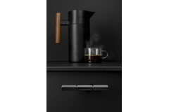 Greep POINT L110 aluminium titanium zwart