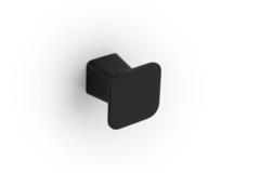 Knop PRISM L32 zamak mat zwart