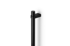 Greep NOBB BA192 L244 aluminium geborsteld zwart
