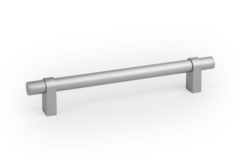 Greep NOBB BA192 L244 aluminium rvs-look