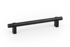 Greep NOBB BA192 L244 aluminium geborsteld zwart