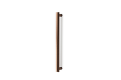 Deurgreep enkel MOON BIG BA384 L424 aluminium geborsteld brons